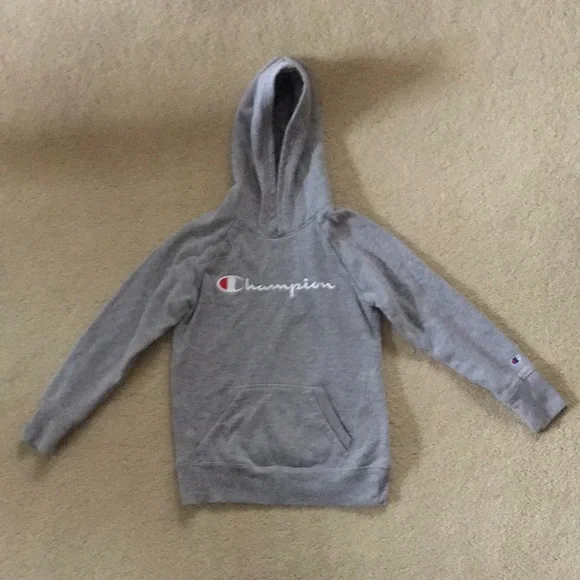 Hooded Sweatshirt Kids Grey Champion Hoodie Hooded Sweatshirt